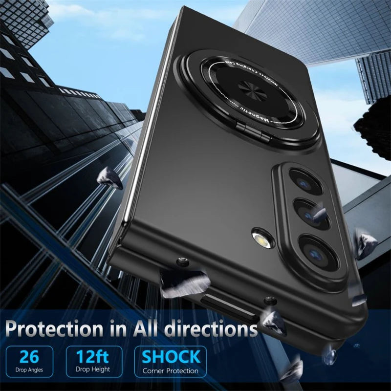 Original Magnetic Kickstand Ring Case for Galaxy Z Fold Series