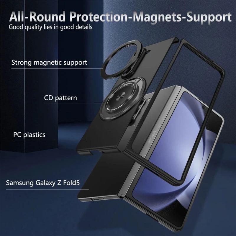 Original Magnetic Kickstand Ring Case for Galaxy Z Fold Series