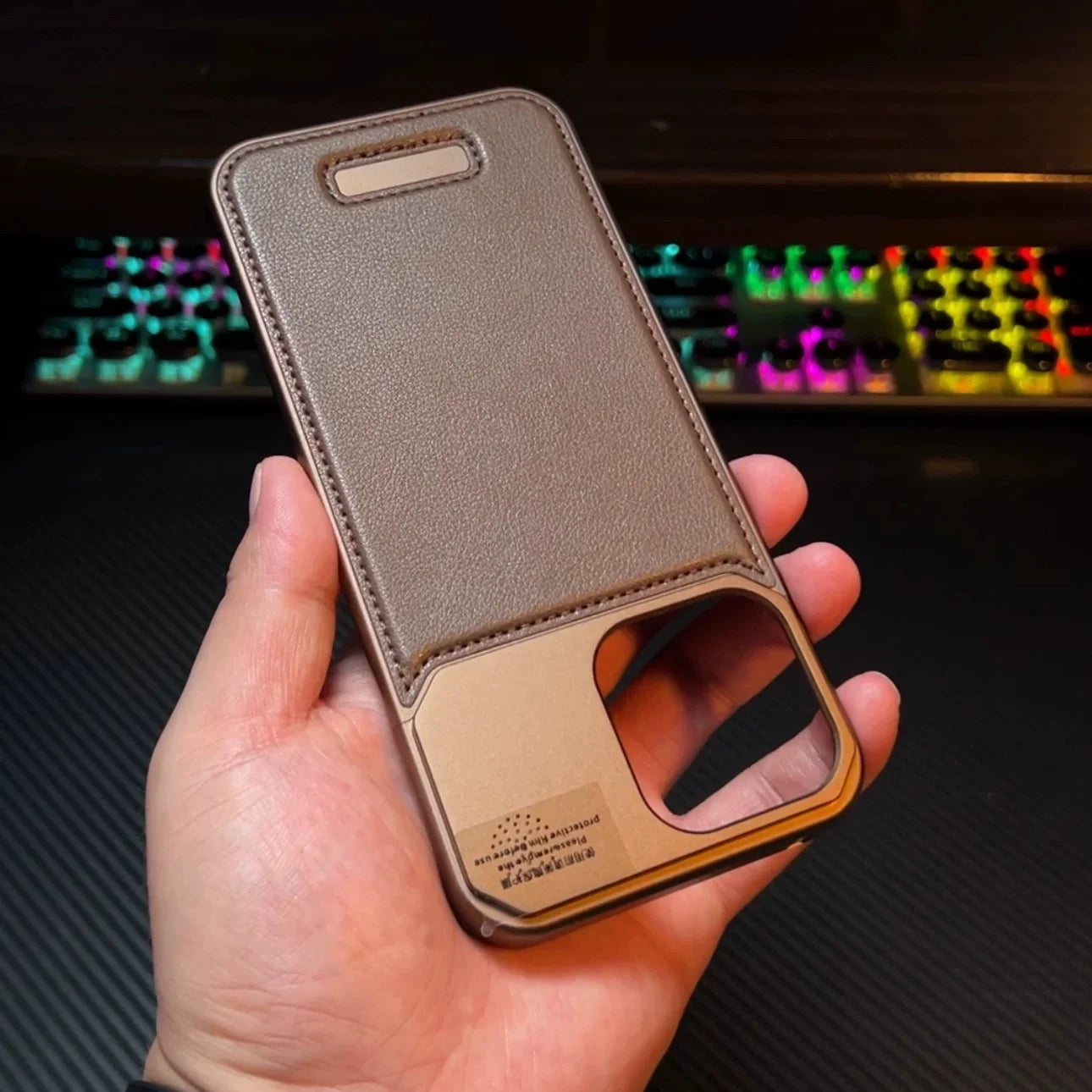 TITAN™️ | Luxury Leather Titanium Case (with Magsafe)