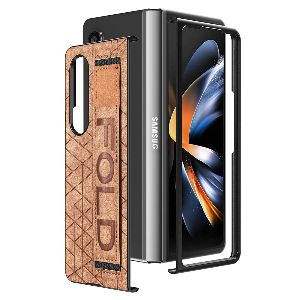 Leather Case with Stylus Holder For Samsung Galaxy Z Fold Series