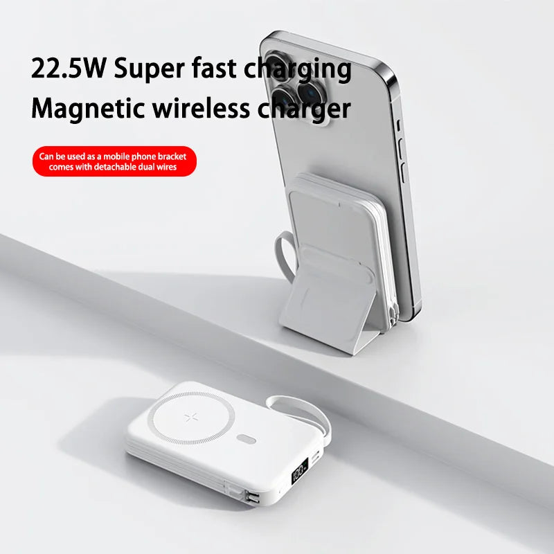 Wireless Power Bank 200000mAh (with Kickstand and multicable)