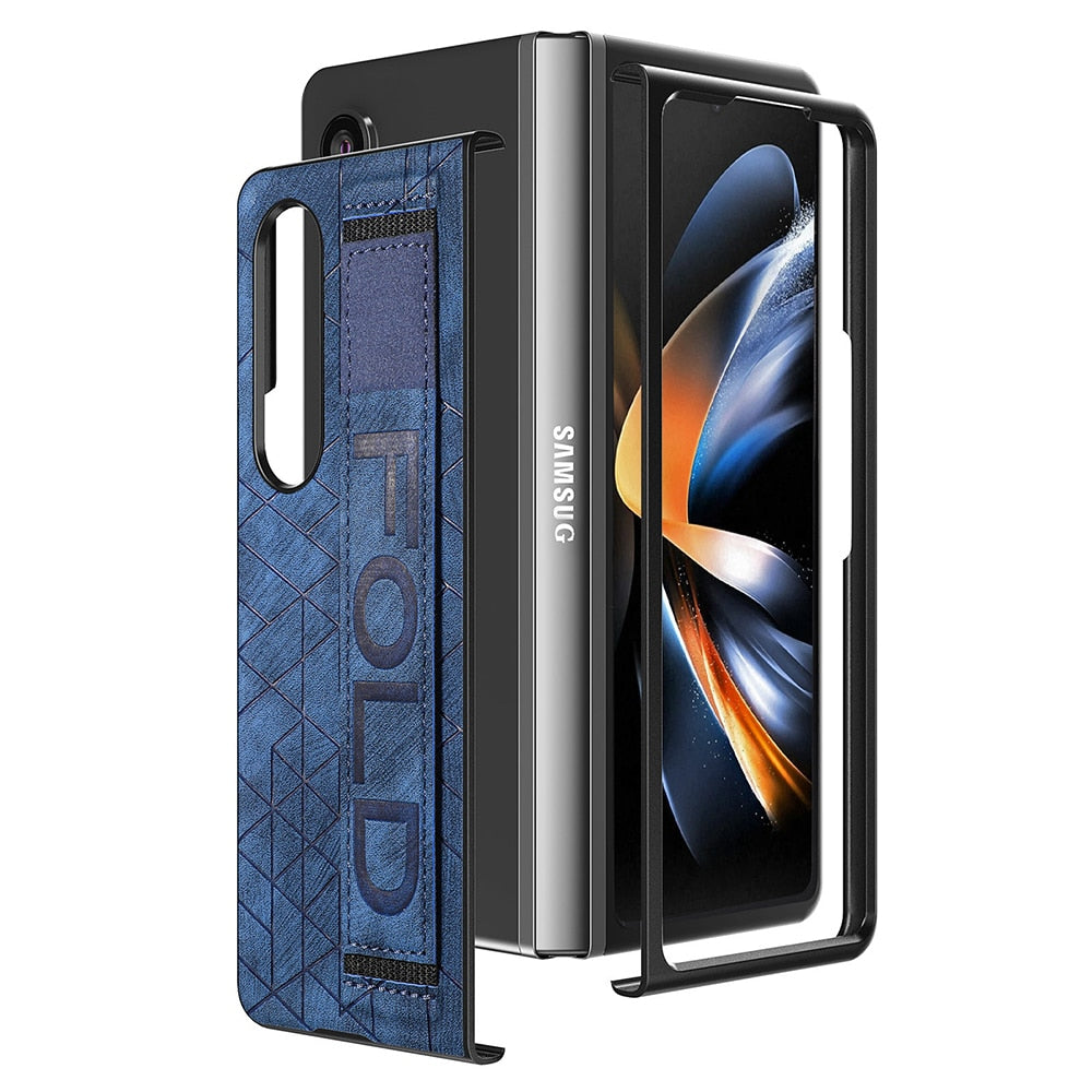 Leather Case with Stylus Holder For Samsung Galaxy Z Fold Series