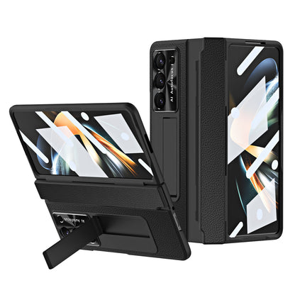 Luxury Leather 360° Armor Hinge Folding Case 3.0 - Galaxy Fold Series