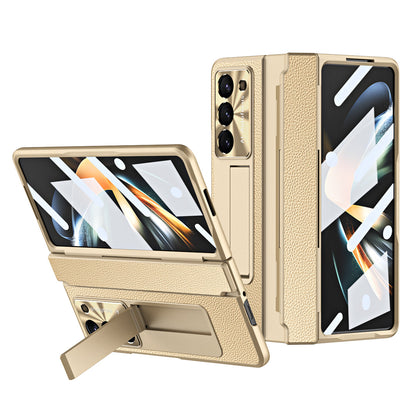 Luxury Leather 360° Armor Hinge Folding Case 3.0 - Galaxy Fold Series