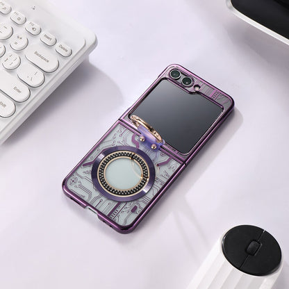 Shockproof Magnetic Case With Ring For Samsung Galaxy Z Flip